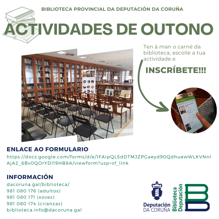 Actividades da Biblioteca Provincial (Outono de 2024)