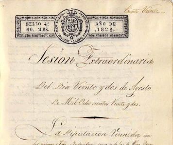 ARQUIVO DACORUNA: Domingo Fontán. Xeográfo e Secretario da Deputación. Bicentenario 1822-2022. DOCUMENTO MES MAIO