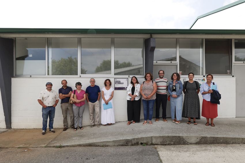 O Laboratorio Ecosocial do Barbanza interésase polo modelo do Centro de Transformación A Fusquenlla e da Rede de Espazos de Coworking da Deputación da Coruña