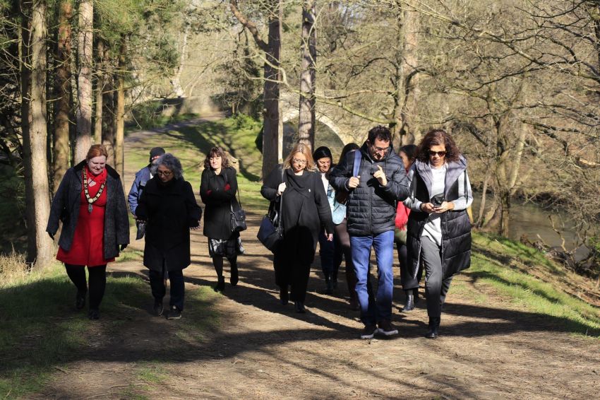 A Deputación inaugura a sinalización do segundo tramo do Camiño Inglés no nordés de Gran Bretaña