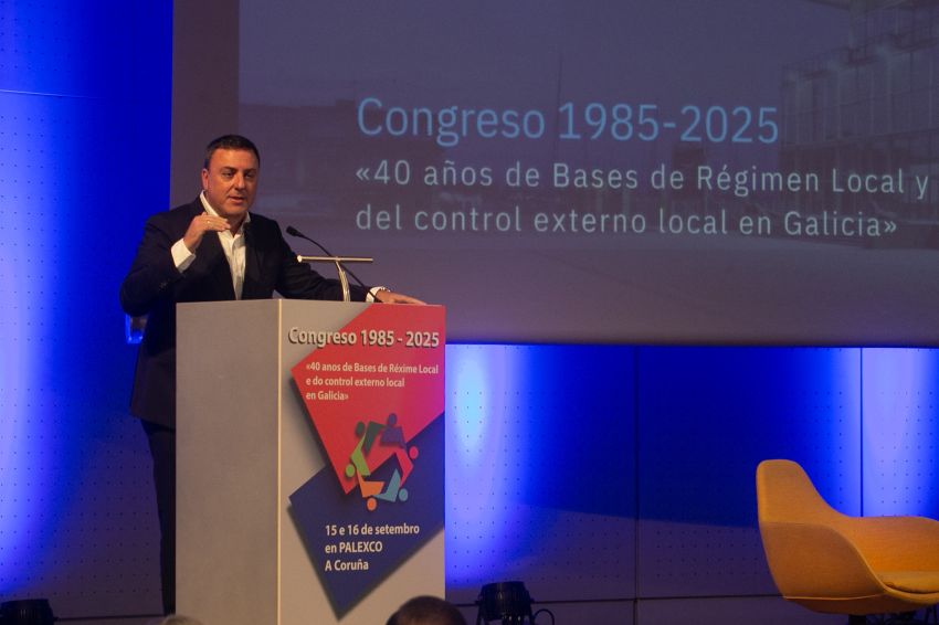 A Deputación da Coruña defende a necesidade dun novo marco legal e financeiro para os concellos no Congreso sobre os 40 anos da Lei de Bases de Réxime Local