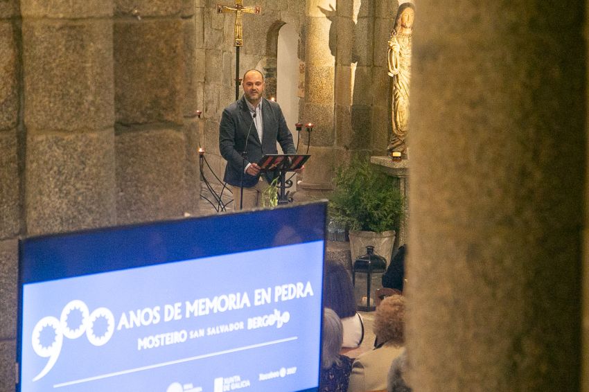 A Deputación da Coruña participa na conmemoración do 900 aniversario do Mosteiro de San Salvador de Bergondo