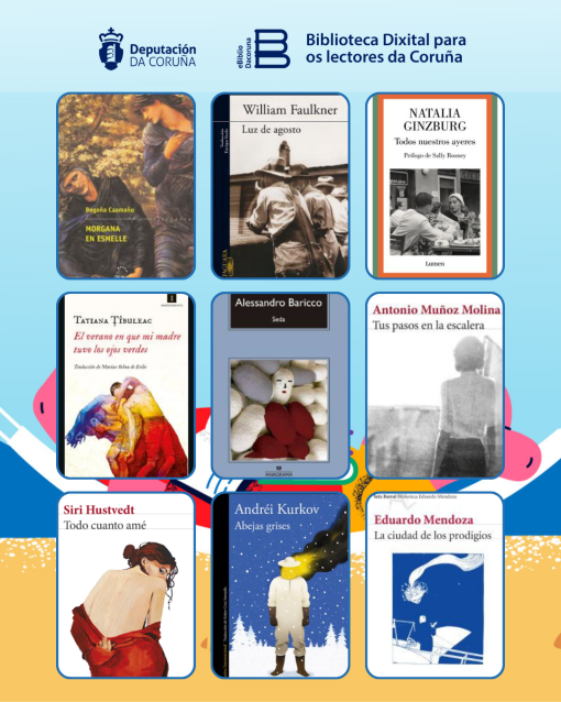 Para ler este verán... as recomendacións dos Clubs en liña da Biblioteca Provincial