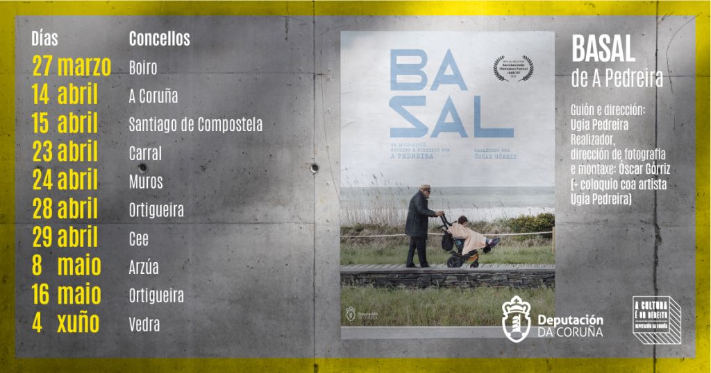 A Área de Cultura da Deputación impulsa dez presentacións do documental ‘Basal’, que incluirán coloquio con Ugia Pedreira