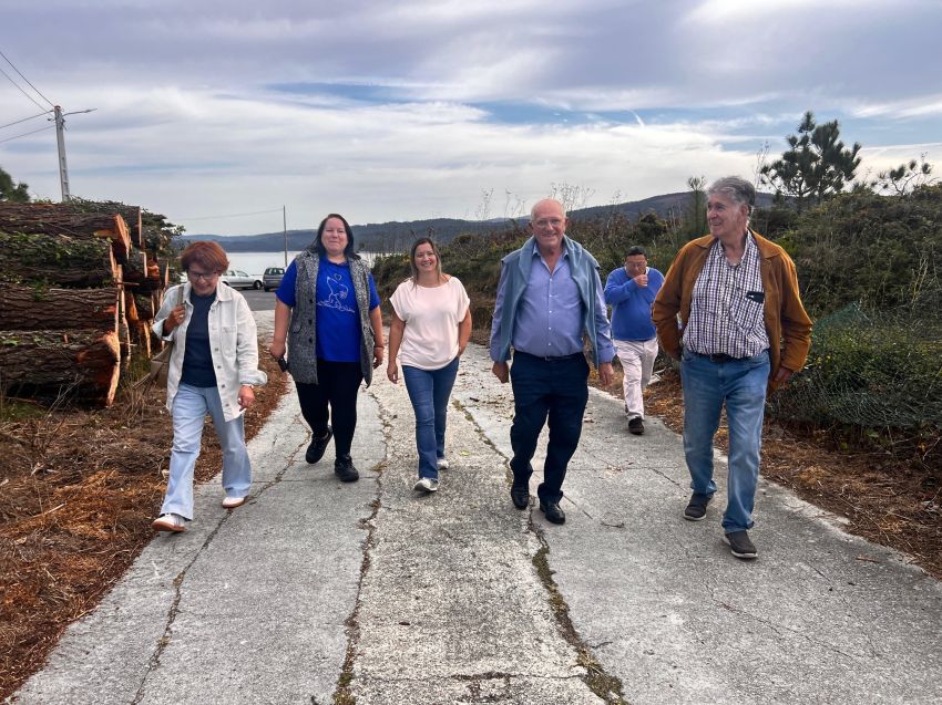 A Deputación da Coruña apoia con 24.000 euros os proxectos da Asociación de Propietarios Forestais A Croa de Camariñas para a xestión sostible do monte e a prevención de incendios