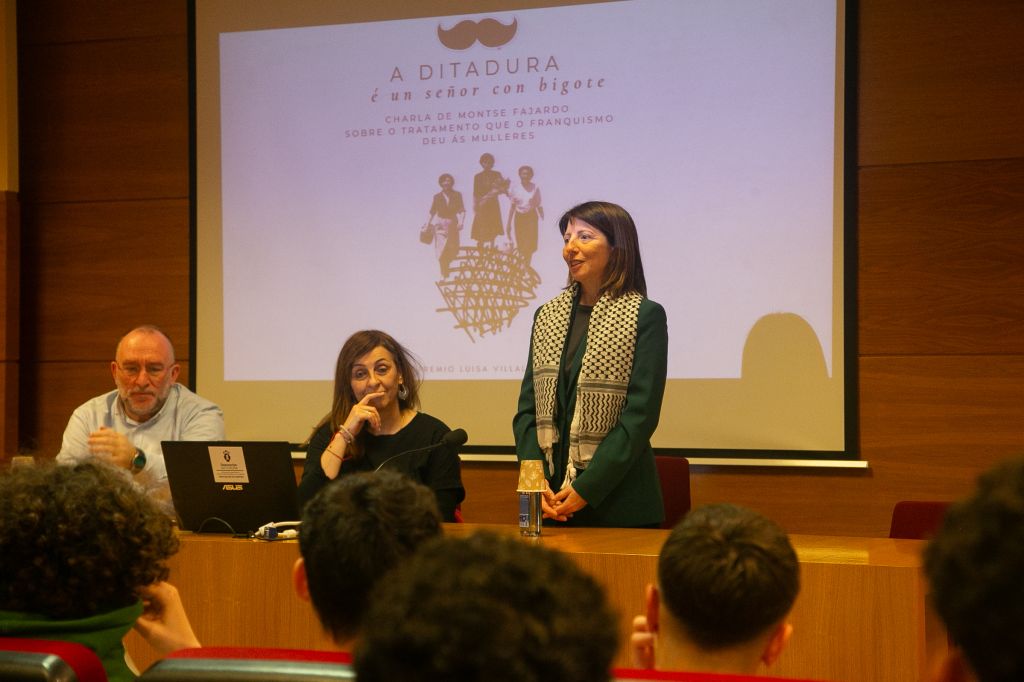 Sol Agra pon en valor o uso da memoria histórica para educar en igualdade a través do proxecto ‘A ditadura é un señor con bigote’, gañador do Luísa Villalta 2025