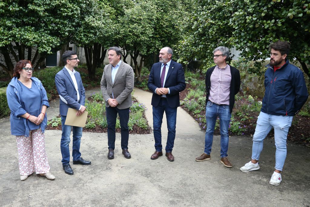 A Deputación da Coruña e o Concello de Padrón completan a reforma do xardín da Casa-Museo de Rosalía de Castro