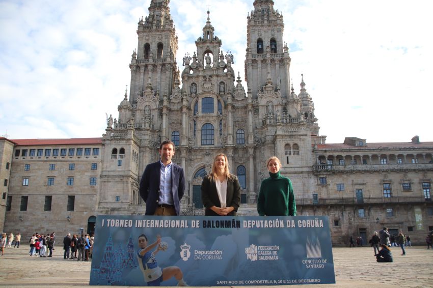 Santiago acolle o I Torneo Internacional de Balonmán Deputación da Coruña