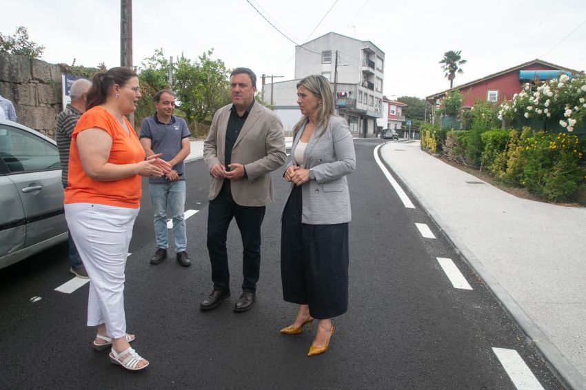 A Deputación culmina a mellora da DP-0105 en Cortiñán cun investimento de preto de 214.000 euros