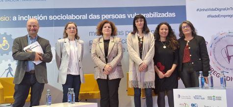 Mar García destaca o compromiso da Deputación coa inclusión laboral das persoas en situacións vulnerables