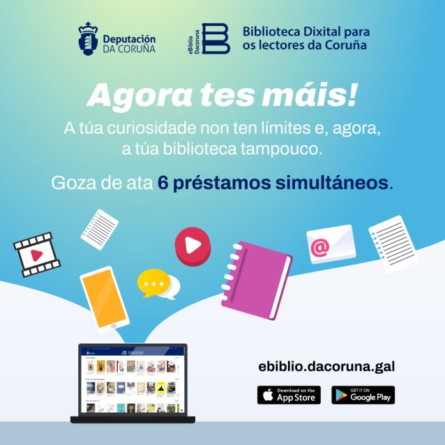 Nova política de préstamos da eBiblioDaCoruna