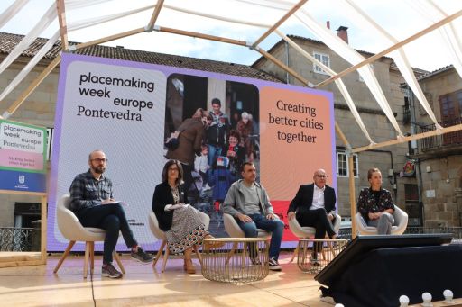 A Deputación da Coruña expón a súa liña de apoio a festivais de arte pública no Placemaking Week Europe de Pontevedra