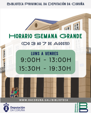 Horario Semana Grande das festas