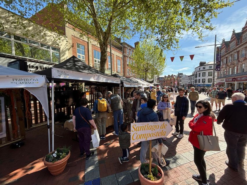 A Deputación da Coruña exhibe o potencial do Camiño en Reading (Inglaterra) ante milleiros de visitantes