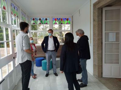 González Formoso inaugura o centro de emprendemento ‘A Estación’ de Vedra, que se suma á Rede de Espazos de Coworking da Deputación