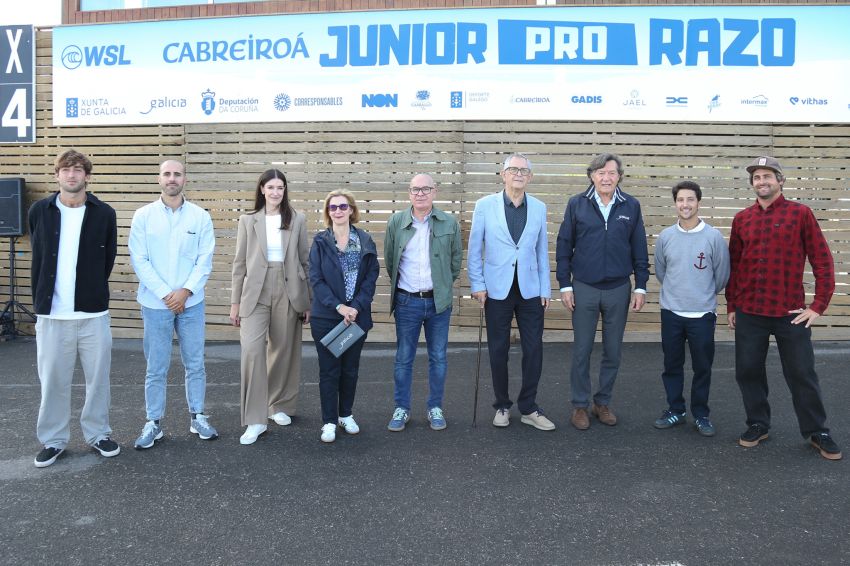 Regueira defende o valor económico do surf na presentación do Cabreiroá Junior Pro Razo