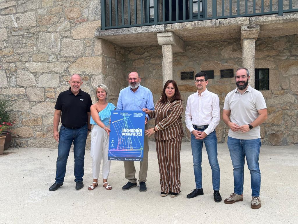 Trinta embarcacións participarán este sábado na 13ª edición da Inchadiña Branca Vela co apoio da Deputación da Coruña