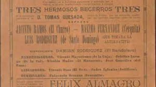 O AP de Cáceres mostra unha colección de folletos e carteis taurinos históricos