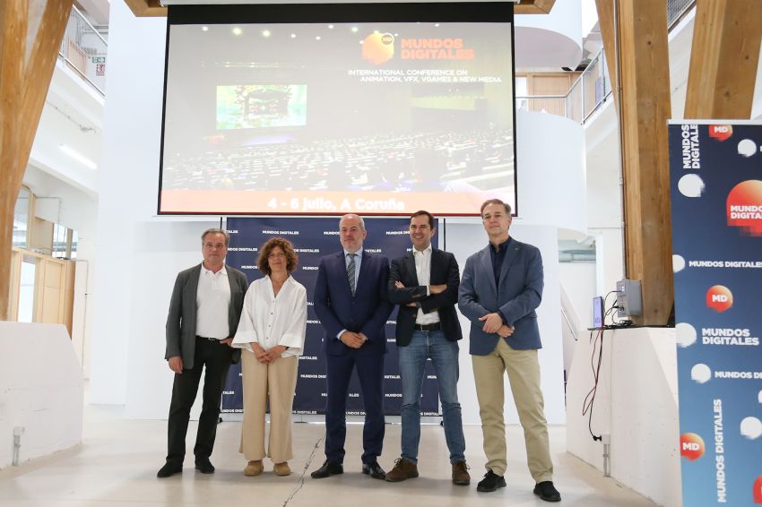 Rosa Ana García destaca a aposta da Deputación polo audiovisual na presentación do Congreso Internacional de Animación que organiza Mundos Digitales na Coruña