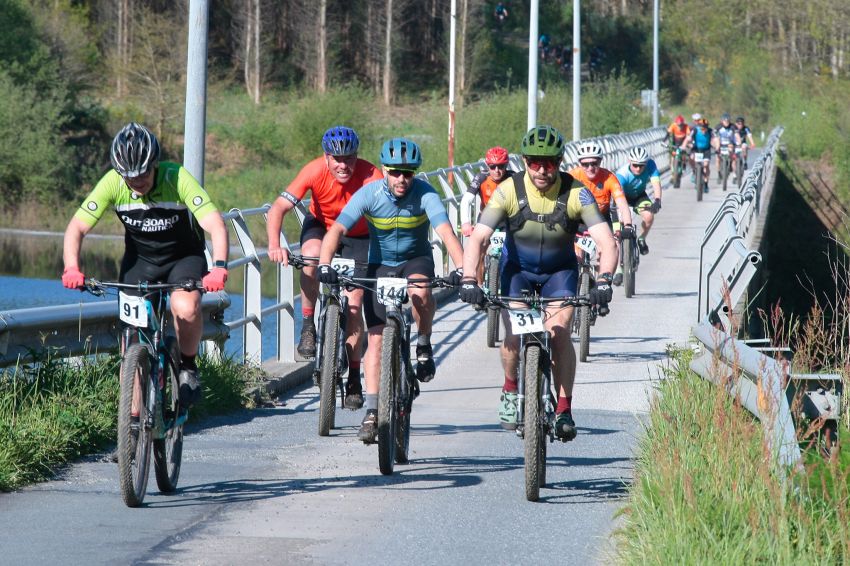 Éxito de participación na Ruta BTT dos encoros organizada pola Deputación