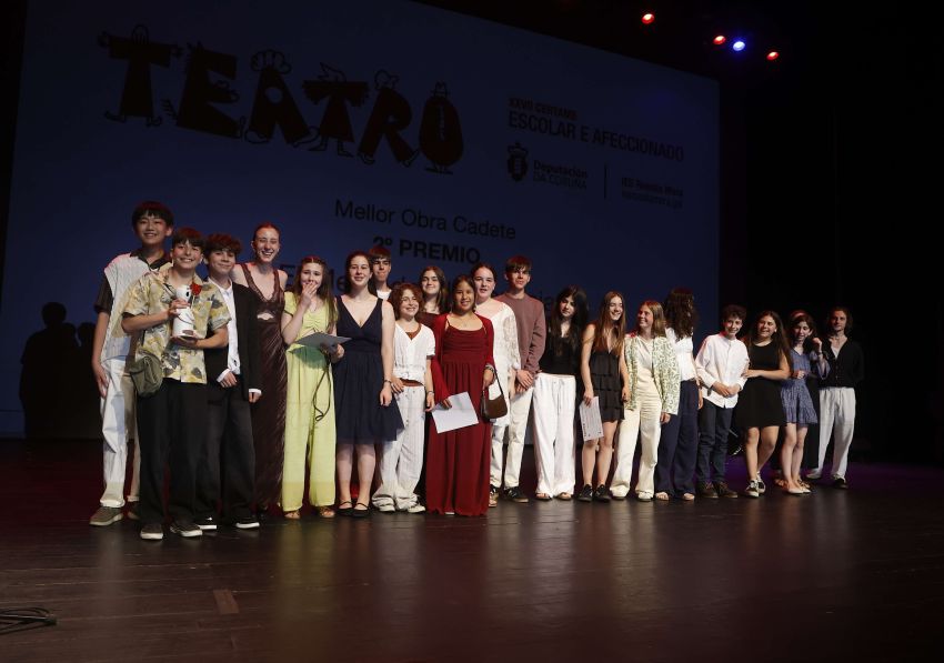 O Certame de Teatro Escolar e Afeccionado da Deputación reuniu preto de mil participantes na súa 27ª edición
