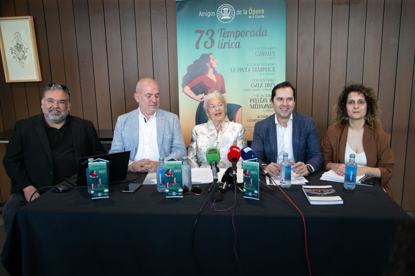 A Deputación colabora con ‘Amigos de la Ópera de A Coruña’ na celebración da súa 73 Tempada lírica