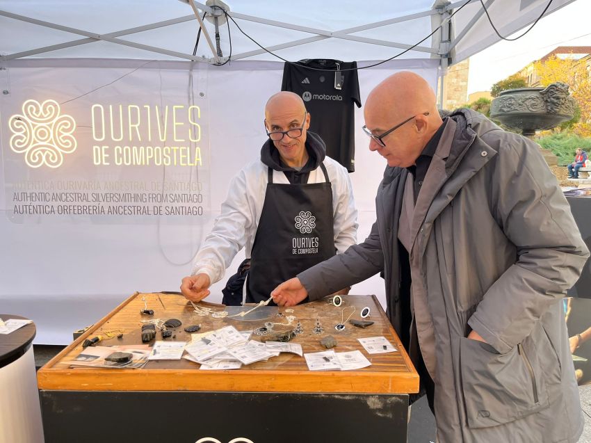 Ourives de Compostela viaxa a Salamanca para promocionar a acibechería como símbolo cultural, histórico e turístico da cidade e da provincia