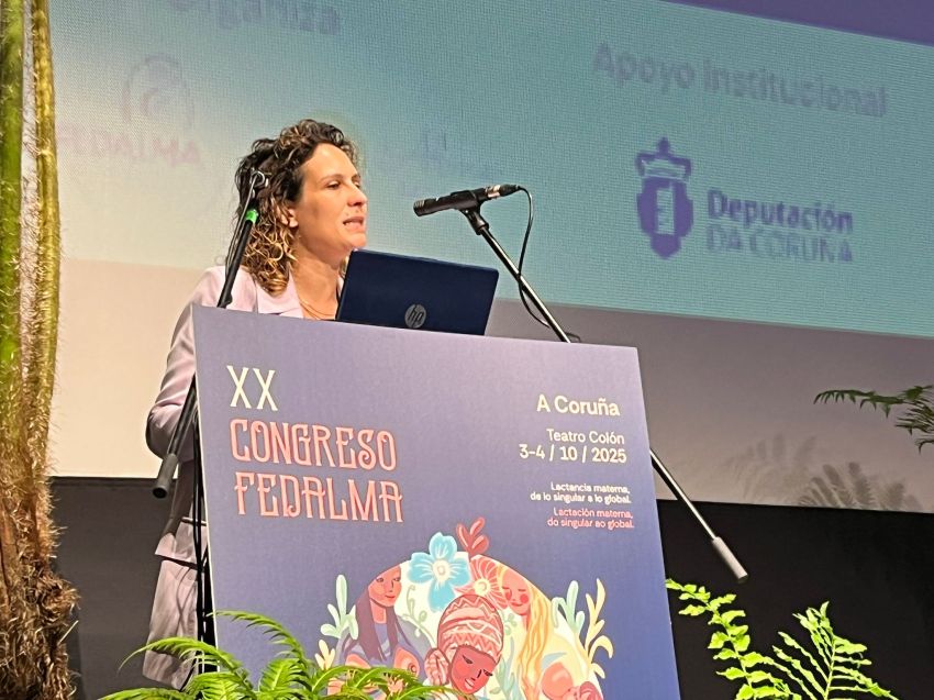 A deputada provincial Avia Veira participa na inauguración do XX Congreso Pedalma sobre lactancia materna