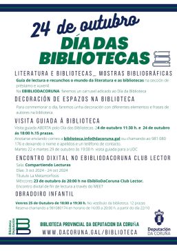 Actividades polo Día das Bibliotecas