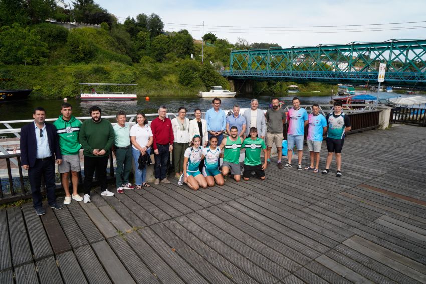 Betanzos reúne esta fin de semana a máis de 300 piragüistas na segunda regata do Circuíto de piragüismo Deputación da Coruña