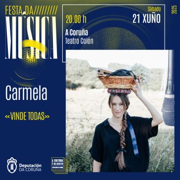 A Deputación pecha a súa Festa da Música cun concerto accesible de ‘Carmela’ para persoas xordas no Teatro Colón