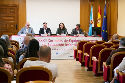 A Deputación da Coruña reitera o seu compromiso coa educación pública nas XXXII Xornadas de Equipos Directivos en Mariñán