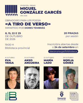 A tiro de verso : Obradoiro para ler poesía