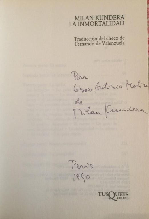 O eterno retorno de Milan Kundera