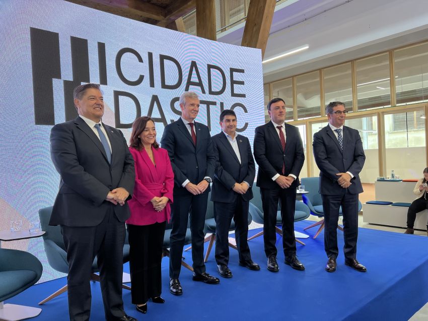Formoso destaca a importancia da posta en marcha do primeiro edificio da Cidade das TIC: “Este é un proxecto de país”