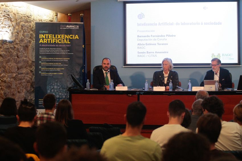 A Deputación e a Real Academia Galega de Ciencias alíanse para analizar o impacto da intelixencia artificial na sociedade actual