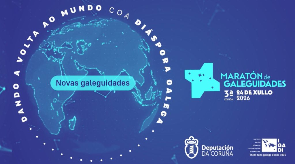 A 3ª edición do Maratón de Galeguidades dará a volta ao mundo coa diáspora galega o próximo 24 de xullo