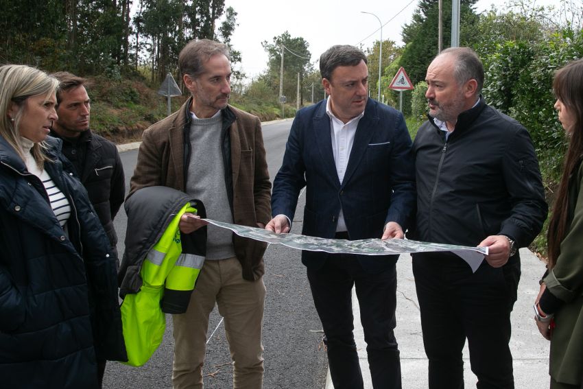 A Deputación remata as obras de ampliación e mellora da estrada do Confurco a Orro, en Culleredo, tras un investimento de 2,1 millóns de euros