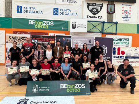 Betanzos clausura os seminarios de defensa persoal feminina organizados pola Deputación