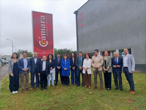 A Deputación da Coruña apoia o traballo da Cámara de Comercio de Santiago para impulsar o emprendemento e a creación de emprego na comarca
