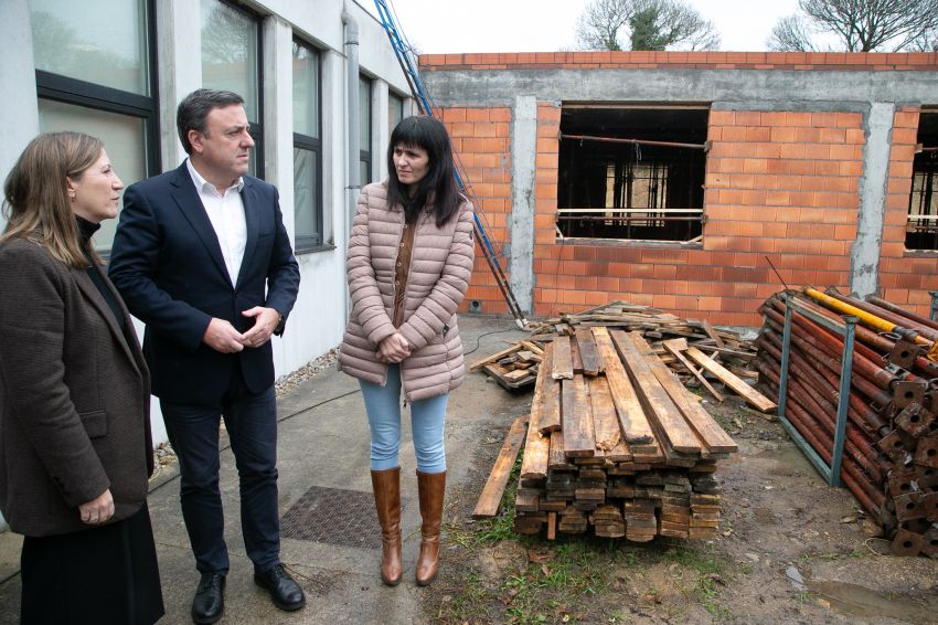 A Deputación cofinancia as obras de ampliación da residencia de Boimorto, que disporá de 14 prazas máis