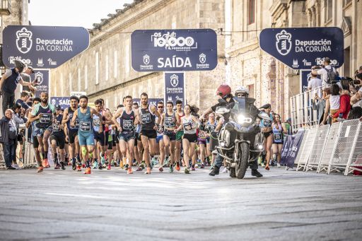 Preto de 2.100 corredores participan este sábado na segunda edición de Os 10.000 peregrinos da Deputación da Coruña