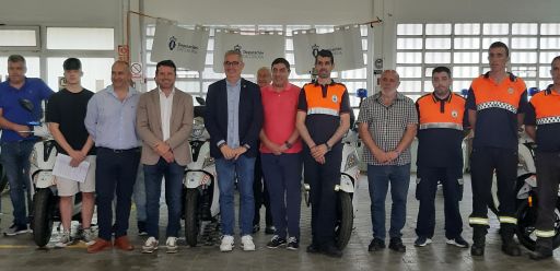 A Deputación entrega scooters a dez agrupacións de Protección Civil da provincia