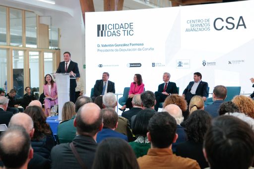 Formoso destaca a importancia da posta en marcha do primeiro edificio da Cidade das TIC: “Este é un proxecto de país”