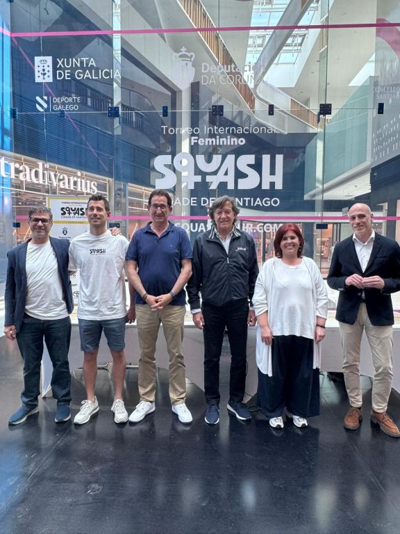 A Deputación da Coruña impulsa o I Torneo Internacional Feminino Squash Cidade de Santiago