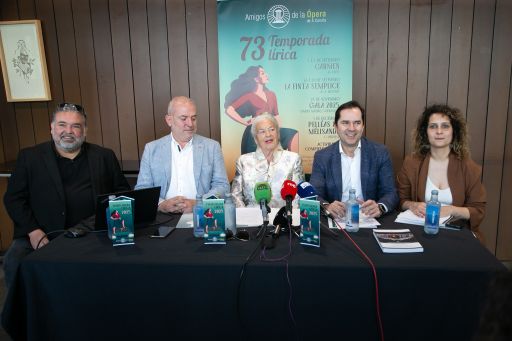 A Deputación colabora con ‘Amigos de la Ópera de A Coruña’ na celebración da súa 73 Tempada lírica
