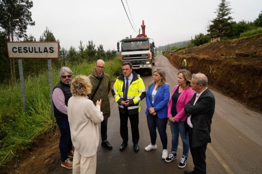 A Deputación avanza na mellora da seguridade  peonil coa construción de dúas novas sendas en Cabana de Bergantiños e Zas