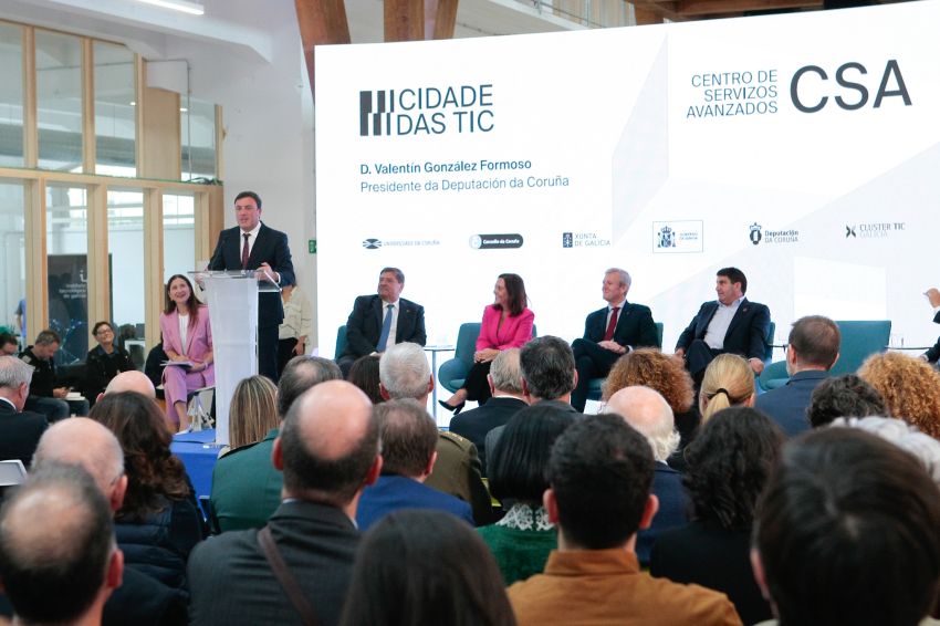 Formoso destaca a importancia da posta en marcha do primeiro edificio da Cidade das TIC: “Este é un proxecto de país”