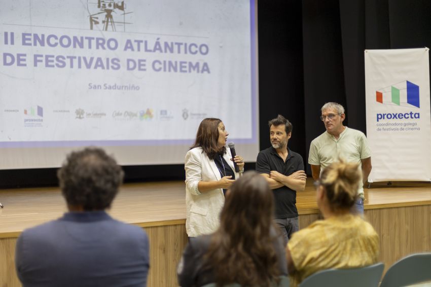 A deputada de cultura participa na inauguración do II Encontro Atlántico de Festivais de Cinema en San Sadurniño, que pon a ollada no rural como centro cultural