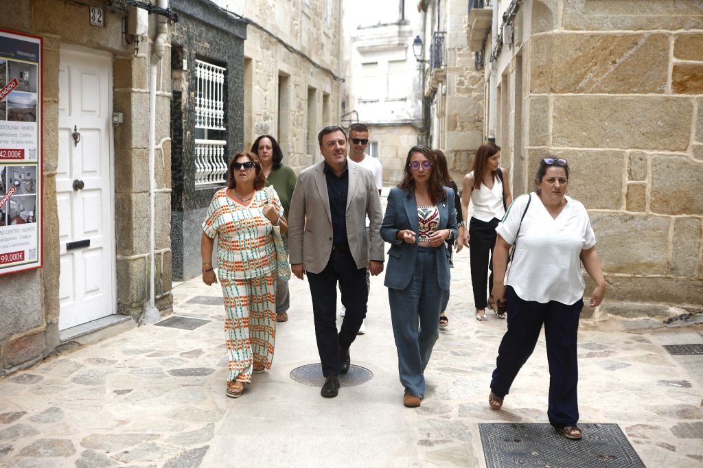 A Deputación mellora os espazos públicos de Muros con novas actuacións en Esteiro, Louro e a rúa Real